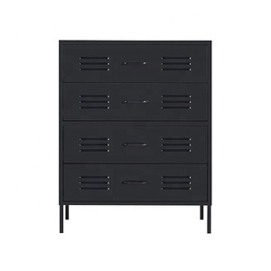 Thép nhà phòng khách kim loại đồ nội thất Tủ <span class=keywords><strong>4</strong></span> ngăn kéo tủ lưu trữ tủ khóa tủ - Product Image 2