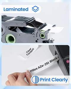 Cinta Blanca Laminada TZe-251 de 24 mm y 0.94 mm de Ancho, Repuesto para Impresora de Etiquetas <span class=keywords><strong>Brother</strong></span> - Product Image 3