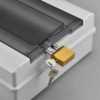 Boîtier de distribution mural professionnel étanche IP65 en ABS pour disjoncteurs HT01 – Vente en gros
