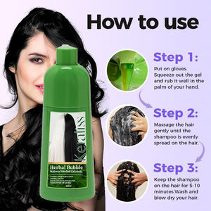 Joynna Champú <span class=keywords><strong>de</strong></span> <span class=keywords><strong>Henna</strong></span> Verde Oliva a Base <span class=keywords><strong>de</strong></span> Plantas, Color Marrón Oscuro, <span class=keywords><strong>Rojo</strong></span> Cereza Oscuro, Natural, Borgoña, Fórmula <span class=keywords><strong>de</strong></span> Burbujas sin Amoníaco - Product Image 2