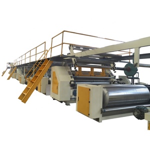 Máquina de fabricación de cartón corrugado de 5 capas/línea de producción de una sola cara de calefacción eléctrica/máquina de fabricación de cajas de cartón corrugado - Product Image 1