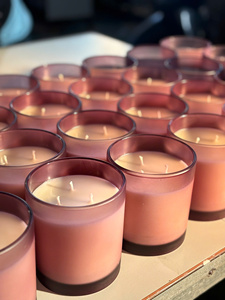 Bougie de luxe OEM ODM bocal en verre pour les vacances et les bars vente en gros avec logo privé personnalisé meilleur prix bougie de luxe produit - Product Image 5