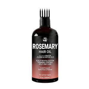 <span class=keywords><strong>Huile</strong></span> capillaire et <span class=keywords><strong>barbe</strong></span> végétalienne biologique Lance Rosemary aux herbes, à l'<span class=keywords><strong>huile</strong></span> de <span class=keywords><strong>ricin</strong></span> et à la kératine pour renforcer les pointes fourchues et favoriser la croissance, pour tous types de cheveux - Product Image 1