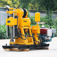 Petite pompe hydraulique diesel et moteur, équipement de forage de puits d'eau portable et léger avec une profondeur maximale de 200 m