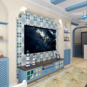 สัมผัสกับตู้วางทีวีสไตล์เมดิเตอร์เรเนียนที่กำหนดเองสำหรับทั้งบ้าน - Product Image 1