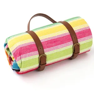 Outdoor Camping Picnic Blanket For Beach Mats Portable Thickened 600D Oxford Cloth Waterproof Picnic Blanket