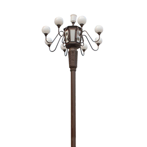 Mejor venta decorativos <span class=keywords><strong>ornamentales</strong></span> <span class=keywords><strong>de</strong></span> hierro <span class=keywords><strong>fundido</strong></span> <span class=keywords><strong>de</strong></span> la lámpara al aire libre polos - Product Image 1
