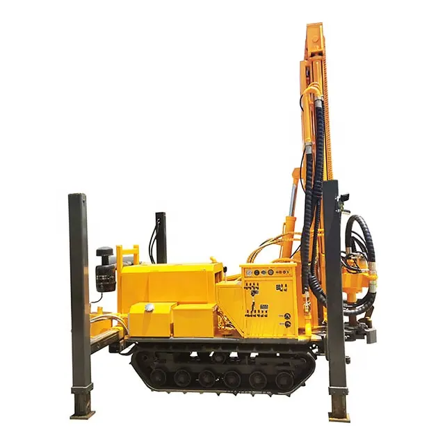 Hot Sale 260 Meters Depth DTH Water Well Pneumatic Drilling Rig With Mud Pump Price