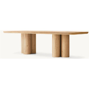 Juego de Muebles para Interiores, Mesa de Comedor Rectangular y Sillas Modernas para Sala de Estar - Product Image 6