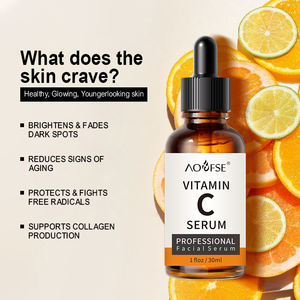 Soro de vitamina <span class=keywords><strong>C</strong></span> para rosto 30ml SkinCare orgânico anti-idade clareador ácido Hialurônico Colágeno - Product Image 5