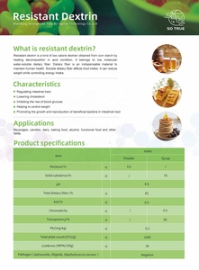 Ngô có nguồn gốc độ hòa tan cao cấp thực phẩm thấp calorie thấp gi đường kháng Dextrin xi-rô chất lỏng - Product Image 4