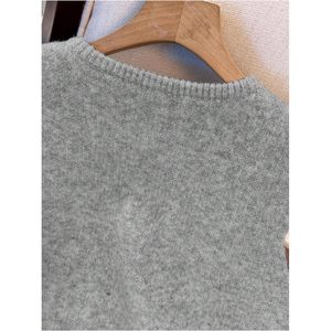 Gilet pull boutonné sans manches pour femme FOXA, col rond, tricoté, coupe classique, 100 % acrylique, tissu en laine - Product Image 4