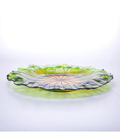 Artfamily Custom Crystal Glazen Transparante Gekleurde Fruitschaal Exquise Fruitbord voor Huisdecoratie
