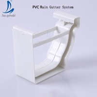 Gouttière moderne en PVC pour la collecte des eaux de pluie, fabriquée en Chine, pour toitures de bâtiments, avec accessoires de haute qualité, 5,2 pouces, 7 pouces