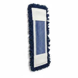 Gizmop Balai à poussière 80 cm en coton bouclé, tissu polyester bleu, antibactérien, auto-essoreur, durable, housse de balai durable, parquet - Product Image 4