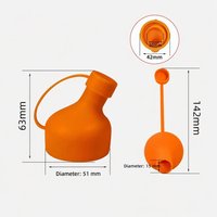 Bouchon de bouteille de lait en silicone de qualité alimentaire, étanche et hermétique, couvercle de remplacement pour bouteille de lait en verre Stanpac Libbey de 38 mm et 42 mm, sans BPA