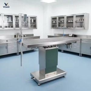Mesa de Operaciones Veterinaria con Columna de Elevación, Bandeja de Instrumentos de Acero Inoxidable y Soporte para Vía Intravenosa para Cirugía en Hospitales Veterinarios - Product Image 6