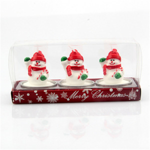 Santa Claus Vela Cera Parafina De Navidad <b>Paraffin</b> Wax Christmas Tree Candle Gift Set for New Year Christmas Decoration - Product Image 4