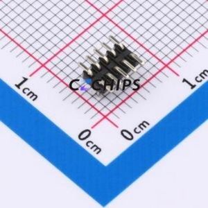 IPCP127M10PB28S Pin Header SMD,P=1.27mm Connector ( Pin Structure: 2x5P )( Pitch: 1.27mm )( Row Spacing: 1.27mm ) - Product Image 2
