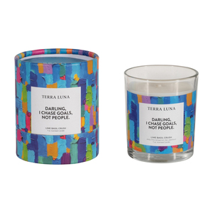 Candela Profumata Terra Luna Lime Basil Crush 7 Oz, Decorativa per Uso Interno ed Esterno - Product Image 1