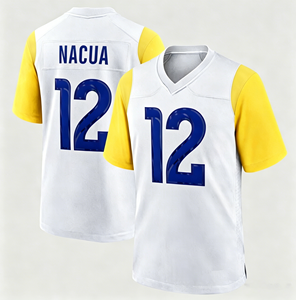 Jersey Tim Sepak Bola Diskon Besar S-3XL # 12 Nacua # 9 Jersey Los Angeles Pria Stafford - Product Image 2