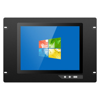 Moniteur LCD industriel Cadre ouvert Installer de l'intérieur vers l'extérieur Moniteur à écran tactile Win 10 J1900 4G 64G Ordinateur pour l'automatisation