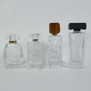Custom clear 50 ml Glass Perfume <b>Bottle</b> Thick Bottom Cylinder Perfume <b>Bottle</b> <b>Empty</b> Glass Perfume <b>Spray</b> <b>Bottle</b> With Cap - Product Image 2