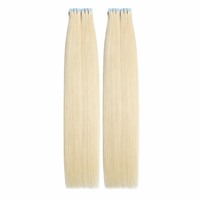 Set Essenziale per la Bellezza Quotidiana: Nastro Adesivo per Capelli Morbidi, Vestibilità Sicura, Senza Grovigli, Extension di Capelli Umani Vergini con Nastro Adesivo