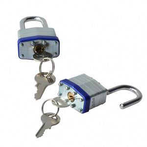 Cerradura de Embutir WEKIS de Latón y Acero Inoxidable, Candado para Exteriores sin Llave, 3 Llaves, Grado 1 ANSI, para Cobertizos, Almacenes, Escuelas, Gimnasios - Product Image 5