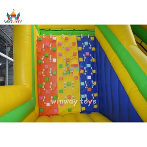 Jeu de sport gonflable extérieur commercial pour adultes enfants escalade mur toboggan amusant équipement d'amusement PVC matériel CE - Product Image 4