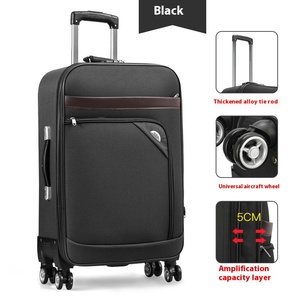 Oxford Cloth Travel Bag Spinner Wheels 20/24/26 Inch <b>Suitcase</b> Student Cabin Luggage <b>Trolley</b> Bag Roller Bag - Product Image 5