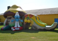 Château gonflable pas cher, le plus beau et le plus attrayant, pour enfants, aire de jeux gonflable extérieure, structures gonflables amusantes