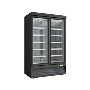 <span class=keywords><strong>Réfrigérateur</strong></span>-congélateur vertical commercial de qualité supérieure pour boissons, avec porte vitrée et refroidissement par ventilateur, idéal pour les boutiques et les supermarchés (R290) - Product Image 3