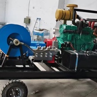 Dispositif de nettoyage de laveuse Tuyau de vidange et jet d'eau Pompe à jet d'eau haute pression Machine de nettoyage d'égout