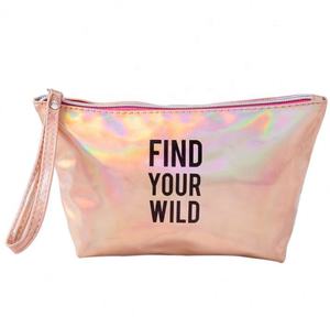 Fashion <b>Women</b> Outdoor Lightweight Makeup Case Laser Pvc Zipper Cosmetic <b>Bags</b> Hologram <b>Toiletry</b> <b>Bag</b> Pouch - Product Image 2