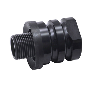 Convertisseur en acier usiné CNC <span class=keywords><strong>de</strong></span> précision pour la modification des systèmes d'échappement, joint fileté <span class=keywords><strong>de</strong></span> 5/8 po ID à 1/2 po OD - Product Image 1