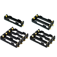 Boîtier de batterie 18650 simple/double/triple/quadruple section SMT SMDs en ligne 1~4 support PCB SMD