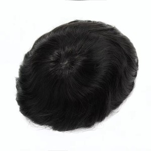 Toupee de Cabello Humano para Hombre de Alta Calidad, Ultrafino de 0.02-0.03mm, 100% Cabello Remy Indio Real, Base Completa de PU NG - Product Image 3
