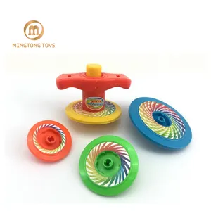 厂家直销手指控制迷你七彩儿童陀螺塑料玩具陀螺