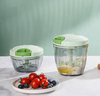 Hete Verkoop Milieuvriendelijke Duurzame Roestvrijstalen Mini Keuken Multifunctionele Fruit Groentesnijder Chopper Eenvoudig Handmatig Gereedschap
