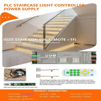 Bande lumineuse LED pour escalier WS2811 IC 120 LED/M 10W/M, effet cascade, DC24V, ruban à défilement avec télécommande Wi-Fi