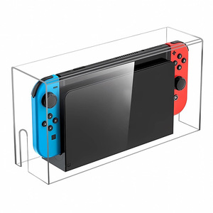 <b>Switch</b> Acrylic Dust <b>Cover</b> NS OLED Console Protective Case Clear Display Box For <b>Nintendo</b> <b>Switch</b> Game Player Storage - Product Image 1