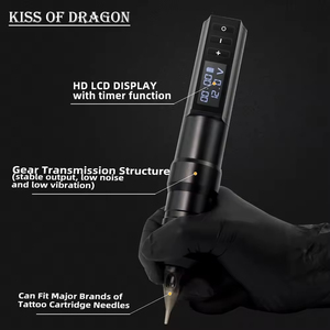 Ambition Hunter Machine à tatouer professionnelle sans fil Set <span class=keywords><strong>de</strong></span> stylos Pistolet à tatouer <span class=keywords><strong>Kit</strong></span> <span class=keywords><strong>complet</strong></span> avec cartouche d'encre pour débutant - Product Image 3