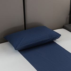 Drap plat 400TC 95% coton, respectueux de la peau, antistatique, écologique, toutes saisons, pour la maison, l'hôtel, l'hôpital, doux - Product Image 4