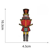 Vente en gros de marionnettes brodées de haute qualité Secustme Curity Guard fer sur patchs
