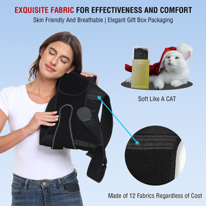 Correttore Posturale Aofit in Nylon e Cotone, Traspirante, Resistente, Regolabile, per <span class=keywords><strong>Schiena</strong></span> e Spalle, Supporto Lombare, Correzione Postura - Product Image 4