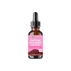 Gotas Líquidas de Arroz de Levadura Roja + CoQ10 Directas de Fábrica con Arroz de Levadura Roja que Apoyan la Defensa Inmunitaria Natural - Product Image 1