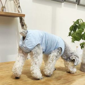 Dog Anti Harassment Clothing Blue Breathable All Seasons Pet Clothes - Product Image 2