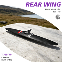 Aile arrière AXIS Skinny T359 en carbone pour planche de surf, wing foil, sports nautiques, kitesurf et hydrofoil.
