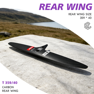 Aile arrière AXIS Skinny T359 en carbone pour planche de surf, wing foil, sports nautiques, kitesurf et hydrofoil. - Product Image 1
